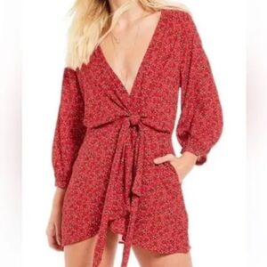 Free People clara floral print dress